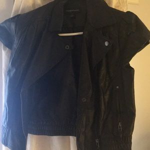 Bagatelle Faux Leather Bomber